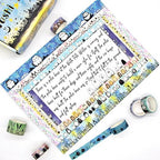 Cute Washi Tape Set - 24 Rolls Kawaii Animals Decorative Washi Tape for Scrapbooking Supplies, Bullet Journal Supplies, Junk Journal, Kids Art Craft Tape