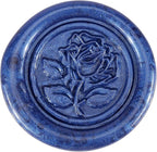 Yoption 12Pcs Sealing Wax Sticks with Wicks, Antique Blue Totem Fire Manuscript Seal Wax Sticks for Wax Seal Stamp (Blue)