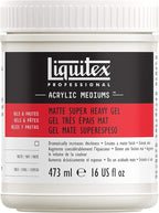 Liquitex Professional Matte Super Heavy Gel Medium, 473ml (16-oz)