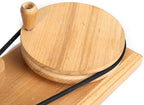 Wooden Yarn Ball Winder – Hand Crank Beechwood Swift for 8–12 oz Skeins – Large Capacity Wool Fiber Winder for Knitting & Crochet (Beachwood Winder)