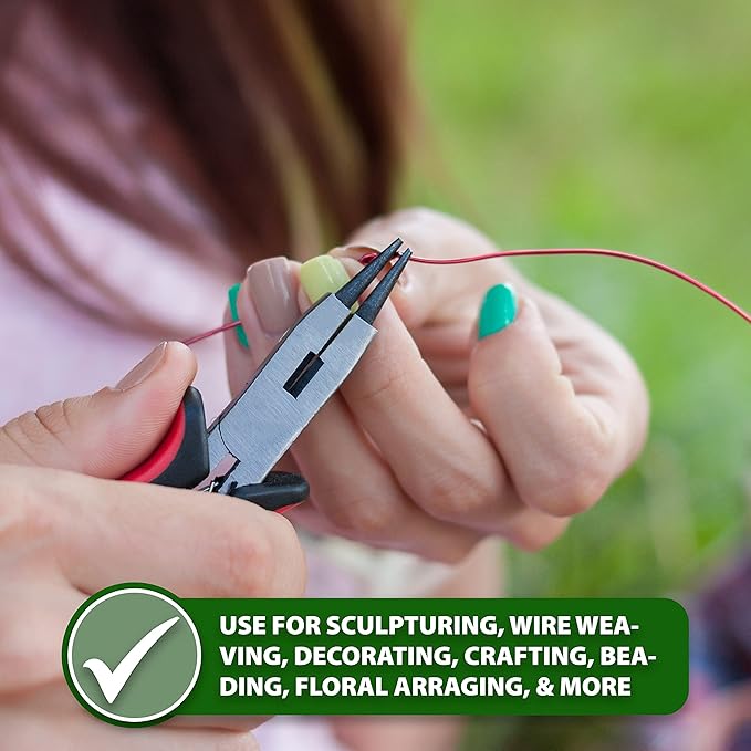 Mandala Crafts 10 Gauge Anodized Aluminum Craft Wire for Jewelry Making - 120 FT Colored Flexible Silver Copper Purple Pink Brown Ice Blue Wire - Bendable for Bonsai Armature Crafting Sculpting