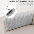 Linen Fabric-Covered Twist Pins - 8 Colors Upholstery Pins & Bed Skirt Pins -Used to Secure Sofa Cushion, Armrest Covers, Furniture & Bed Skir(12, Light Gray)