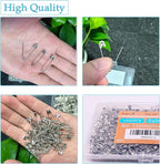 Safety Pins, 1000PCS-1.1Inch Small Safety Pins, Rust-Resistant Nickel Plated Steel, Sharp Edge Safety Pin for Clothes, Sewing, Arts & Craft, 28mm Decorative Safety Pins (Silver), UR-28