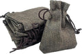 Palmhomee Pack of 25 Burlap Gift Bags with Drawstring Linen Jewelry Pouches Wedding Hessian Jute Bags for Birthday and Treat Pouches Party Wedding Favors Gift (2.8x3.6 Inch, Coffee)