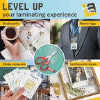 Thermal Laminating Pouches, 9 x 11.5 Inches, 5 Mil Thick, 20 Pack of Glossy Lamination Pouches, Fitted for Letter Size Laminating Sheets 8.5 x 11