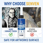 Gloss Varnish for Acrylic Painting, Artist's Acrylic Varnish Kit, Non-Yellowing, Non-Toxic, Anti-Crazing, High Gloss Finish for Artwork, Acrylics Paint, Suitable for Pro Artists, Hobby Painter