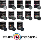 Eye Candy Pigments Premium Black Mica Powder - Yoru Black (25gr) - for Epoxy, Resin, Soap, Paint, Woodworking, Acrylic Pouring, Bath Bombs, Fishing Lures - DIY Arts and Crafts Additive