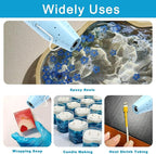 Heat Gun for Crafting, Mini Hot Air Gun Tool for Epoxy Resin, Shrunk Wrapping, Embossing, Electronics, Vinyl Wrap, Candle Making, Phone Repair & DIY - Blue