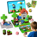 Mini Magnetic Blocks with Iron Box, 60 PCS Travel Magnetic Building Blocks, STEM Educational Building Set Construction Toys for Kids Ages 3+, Building Toys for Toddlers Boys & Girls Birthday Gift