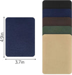 Boao 30 Pieces Iron on Patches for Clothes Pants Jean Fabric Repair Adhesive Cotton Patches Khaki Blue Green Black Repair Decorating Kit Large Size for Jackets Decorating 4.9 x 3.7 Inch