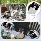 60 Pcs Snowman Cocktail Paper Napkins 6. 5 x 6. 5 Inches Disposable Paper Napkins Dessert Beverage Napkin for Decoupage Luncheon Napkin for Party Wedding Birthday