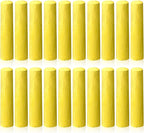 20 Pcs Sidewalk Chalks for Kids Non Toxic Jumbo Chalk for Party Gift Outdoor Art Classroom Play Painting (Yellow)