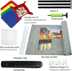 3000PCS - Puzzle Mat Roll Up| Jigsaw Puzzle Mat Roll Up| Roll-Up Save Pad Trays for Sorting Table Board Glue Sheets and Frame Keeper Storage Accessories for Kids and Adults