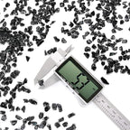 Crushed Glass for Resin Art - 3-6mm Black, 1.5lb | Broken Glass Pieces for Crafts, Vase Filler & Fire Pit Media