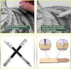 43 Pack Sketch Pencils for Drawing Charcoal Pencil Sketching Set with Sketchbook, Pencils, Charcoal, Graphite and More for Artists, Professionals or Beginners