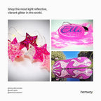 Hemway Polyurethane & Epoxy Resin Glitter 100g / 3.5oz Metallic Crystal Flake Additive for Flooring Jewelry Tumblers Glass Pigment - Extra Chunky (1/24" 0.040" 1mm) - Rose Gold