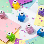 Shape Paper Punch Set | School Scrapbooking Paper Punchers for Arts and Crafts | Hole Punch Shapes That Kids and Adults Adore | Premium Crafting Supplies Kit includes 60 Paper Puncher Shapes (60 Pcs)