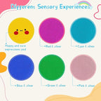 Sensory Wall Panel for Kids, Sequin Sensory Wall, Sensory Mats for Autistic Children and Toddlers, Wall Busy Board Sensory Room Must Haves (Flower)
