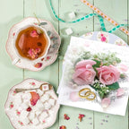 20-ct 13x13 Flowers Paper Luncheon Decoupage Napkins, 3-Ply Servilletas Printed Flower Bouquet Roses Wedding Napkin for Art, Dinner and Party, Disposable Napkins Decor