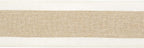 MEEDEE Burlap Wired Ribbon with Satin Edge - White Stripe, 2.5 Inch, 10 Yards for Wreath, Garland, Topper, Bow Making, Fall, Christmas, Wedding Decorations