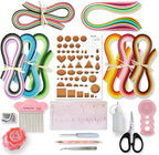 JUYA Paper Quilling Kit with Pink Tools 960 Strips Board Mould Crimper Coach Comb (Paper Width 5mm)