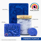 Eye Candy Pigments Premium Purple Mica Powder - Persian Purple (50gr) - for Epoxy, Resin, Soap, Paint, Woodworking, Acrylic Pouring, Bath Bombs, Fishing Lures - DIY Arts and Crafts Additive
