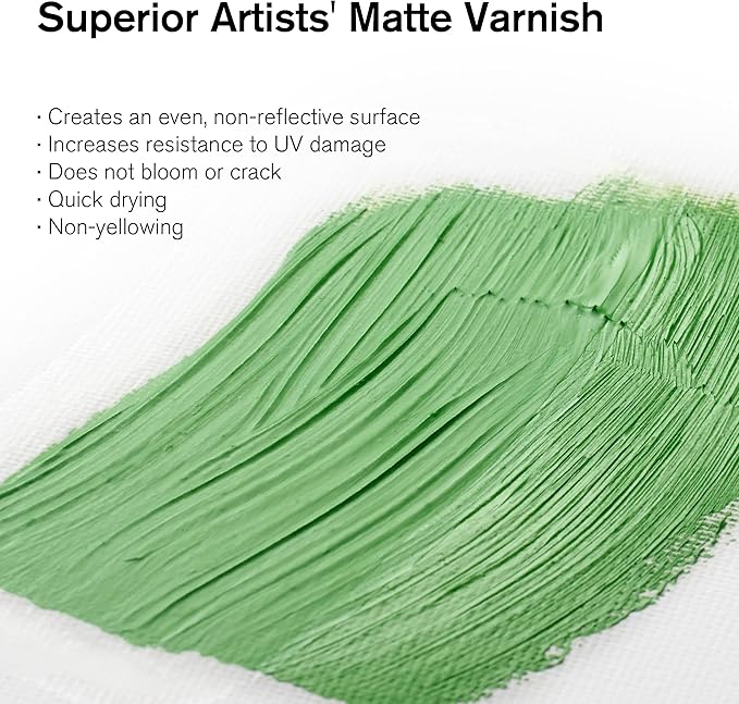 Winsor & Newton Professional Artists' Matt Varnish, 250ml (8.4-oz) Bottle