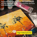 MEEDEN Acrylic Paint Orange Red: 100ml/3.38oz Heavy Body Acrylic Paint Tube Bundled with Additional Titanium White Color for Art Craft Painting
