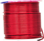 Mandala Crafts 16 Gauge Anodized Aluminum Craft Wire for Jewelry Making – 390 FT Colored Flexible Silver Copper True Blue Black Red Kelly Green Wire - Bendable for Bonsai Armature Crafting Sculpting