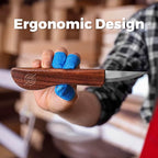 Beginner-Friendly Wood Carving Kit, 3pc Whittling Knife Set with Wood Carving Knives, Spoon Carving Knife, Basswood Blocks, & Fun Learning Videos, Wood Whittling Kit for Beginners from Schaaf Tools