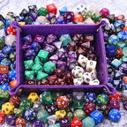 DND Dice Sets 30 x 7 (210pcs) Polyhedral RPG Dice for Dungeons and Dragons Tabletop Role Playing Adventure Games, with a Large Drawstring Bag