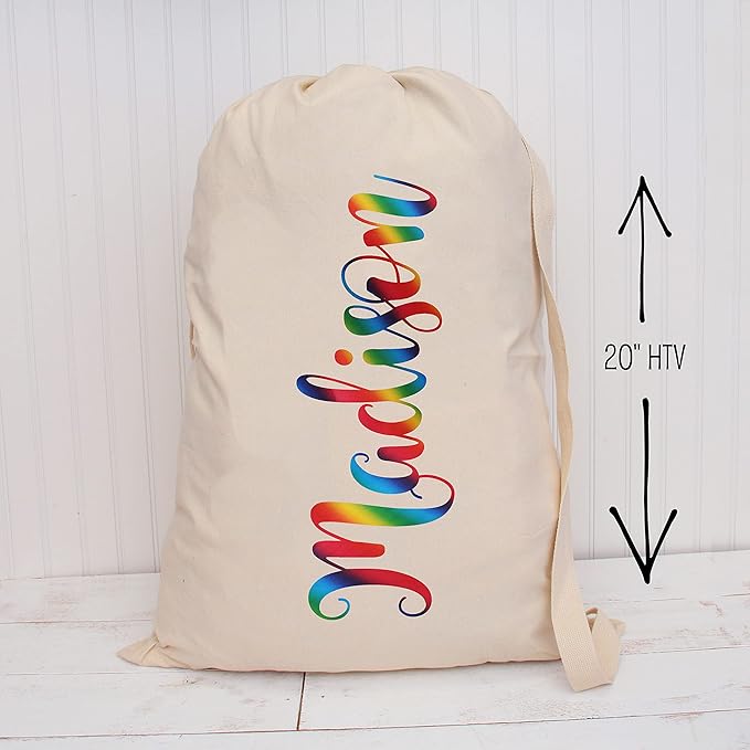 3 Yard x 20" Wide Threadart Rainbow Metallic Foil Heat Transfer Vinyl Film HTV | Compatible with Venture Explore and Maker, Silhouette Cameo, & Large Format Cutters
