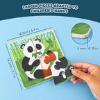 BONNYCO 4 Pieces Wooden Puzzles Pack 16 Party Favors for Kids 1 to 5. Birthday Goodie Bags Stuffers, Valentines Gifts for Toddlers Ideas, School Classroom Prizes and Baby Bulk Toys