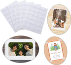 240 Pieces Photo Corners Self Adhesive Photo Corner Stickers, Picture Mounting Corners Acid Free Photo Corner for DIY Scrapbook, Album, Picture Frames, Journal Supplies (White)