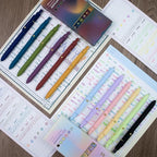 12 Pcs Color Pens for Journaling 0.5mm Fine Point Colored Gel Ink Pen, Smooth Writing Colorful Pens for Note Taking, Gift Set for Women & Men (12 Pcs Vintage & Vibrant Gold)