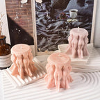 Cylinder Wave Rotation Body Soap Resin Casting Resin Making Molds Silicone Mold for Candle Home Decorate 3D Animal Mold Candle Making Mold
