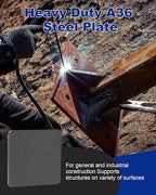 Rocaris 2 Pcs 8 x 8 x 1/2 Inch A36 Steel Plate Hot Rolled, Weldable Steel Sheet Metal for Auto Body Repair, DIY Projects, Industrial Support