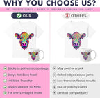Hayes PinkTech Sublimation Paper 8.5x11 Inch 110 Sheets 125gsm for Inkjet Printer Epson Canon Sawgrass Heat Transfer Paper Works with Sublimation Ink for T-Shirts Mugs Tumblers Sublimation Blanks