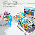 MEEDEN Acrylic Paint Marker Brush Tip: 72 Colors Large Capacity Acrylic Markers with Automatic Ink Control System - Waterproof Paint Pens for Wood, Glass, Rocks, Fabric, Halloween Pumpkin Painting