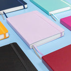 PAPERAGE Lined Journal Notebook, (Navy), 252 Pages, Medium 5.6 in x 8 in - 100 GSM Thick Paper – Hardcover Journaling Notebook for Work, School & Note Taking
