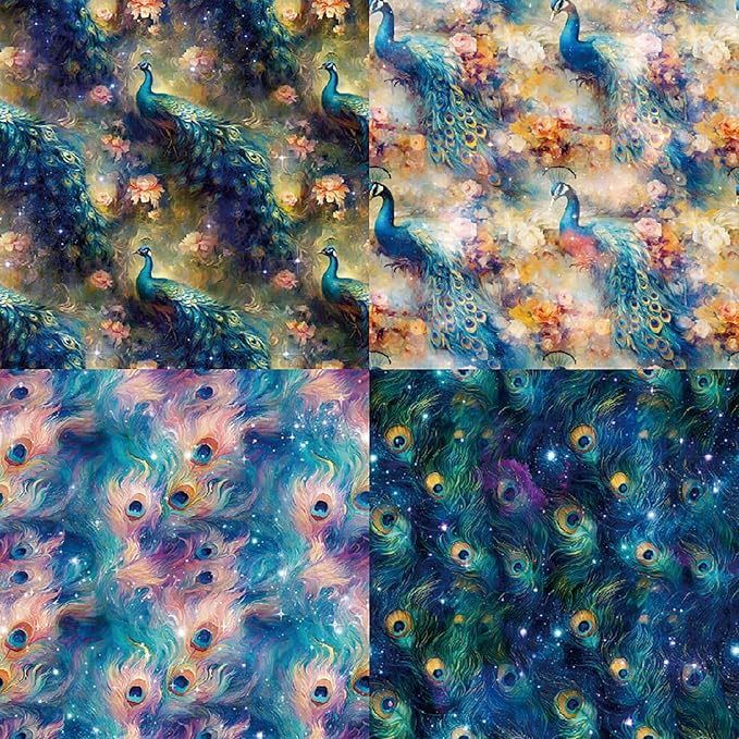 YASMEN Scrapbook Paper Pad 6x6, Patterned Cardstock, Single-Sided Decopodge, DIY Decorative Craft Paper, Scrapbooking Junk Journal Gift Card Making Supplies - 24 Sheets