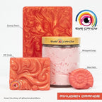 Eye Candy Pigments Premium Orange Mica Powder - Rikugien Orange (50gr) - for Epoxy, Resin, Soap, Paint, Woodworking, Acrylic Pouring, Bath Bombs, Fishing Lures - DIY Arts and Crafts Additive