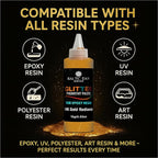 50 Color Glitter Pigment Paste for Epoxy Resin, Mica Metallic Resin Pigment Set, Epoxy Dye Paste & High Concentration Mica Powder for Epoxy Art, Jewelry, Tumblers, Coasters & Crafts