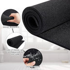 Amylove Polyurethane Foam 24" x 72" High Density Cushion Upholstery Foam Sheet for Seat Replacement DIY Projects Chairs Headboards Sofas Home(2" x 24" x 72",Black)