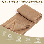 40" x80 Feet Premium Natural Burlap Fabric Roll – Multipurpose for Gardening, Weddings, Crafts & Holiday Decor – Wedding Aisle Runner, Halloween/Christmas Burlap, Weed Barrier & More