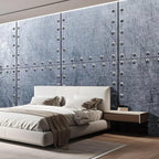 wall26 Wall Sticker/Wall Mural Metal Background, Not Peel and Stick, Non-Woven Wallpaper Decorative for Bedroom, Living Room, Office - 96x144 inches