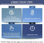 KING MOUNTAIN Iron-on Repair Patch 20 Pcs Pack,Denim Patches for Jeans Kit 3" by 4-1/4",100% Cotton Denim Iron-on Repair Patch, Jeans and Clothing Repair and Decoration Kit (Black)