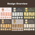Coffee-Themed Lace Paper Set, 60 PCS Retro Lightweight Journaling Paper for Scrapbooking, DIY Crafts, Card Making, and Planners