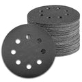 100 Pcs 5 inch Wet Dry Sanding Discs Grit 600 Hook and Loop 8 Hole Silicon Carbide Orbital Sander Sandpaper