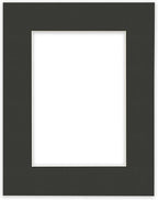 Craig Frames B572 Pre-Cut Mat Board for 8x8 Print, 12x12, Pebble Black